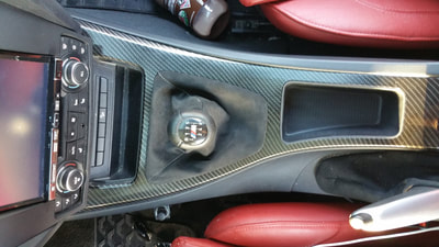 BMW M3 Carbon Fiber HydroGraphics interior